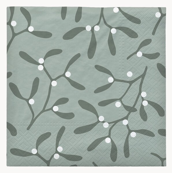 Komplet serwetek z papieru Mistletoe, 20 elem