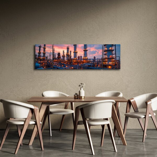 Obraz - Zakład przemysłowy (170x50 cm)
