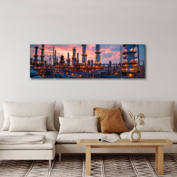 Obraz - Zakład przemysłowy (170x50 cm)