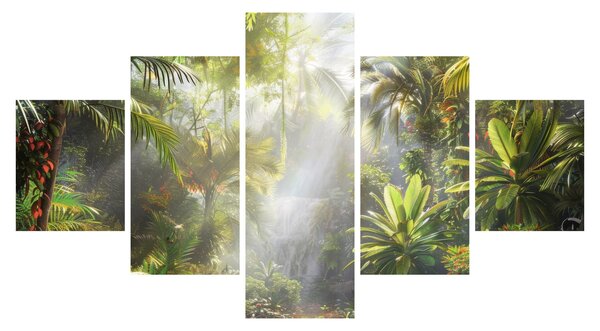 Obraz - Tropikalny las deszczowy (125x70 cm)