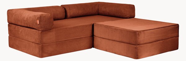 Narożna sofa modułowa ze sztruksu Family Funzy