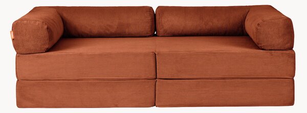 Sofa modułowa ze sztruksu Family Funzy (2-osobowa)