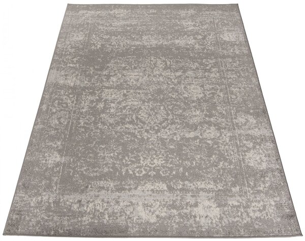 Ciemnoszary dywan w stylu retro - Mosani 3X