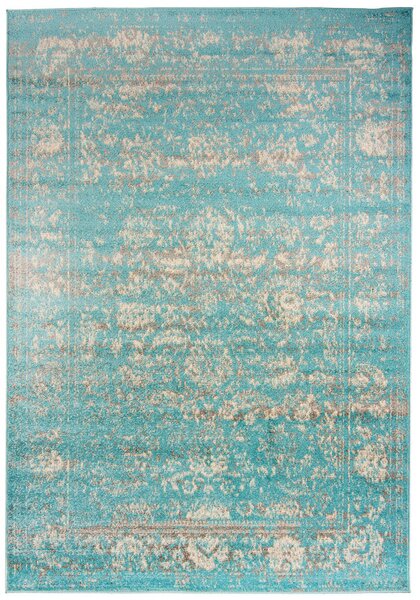 Turkusowy dywan w stylu vintage - Mosani 3X