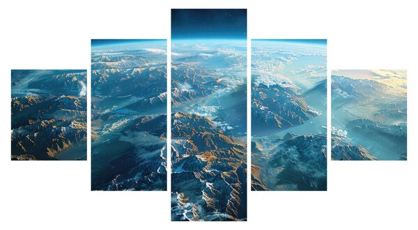 Obraz - Widok z kosmosu (125x70 cm)