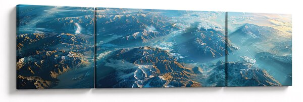 Obraz - Widok z kosmosu (170x50 cm)