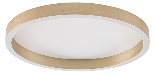 Lampa Sufitowa Lucande, Rotundo, ściemnialny, złoty | mosiężny, salon, tworzywo sztuczne, nowoczesny