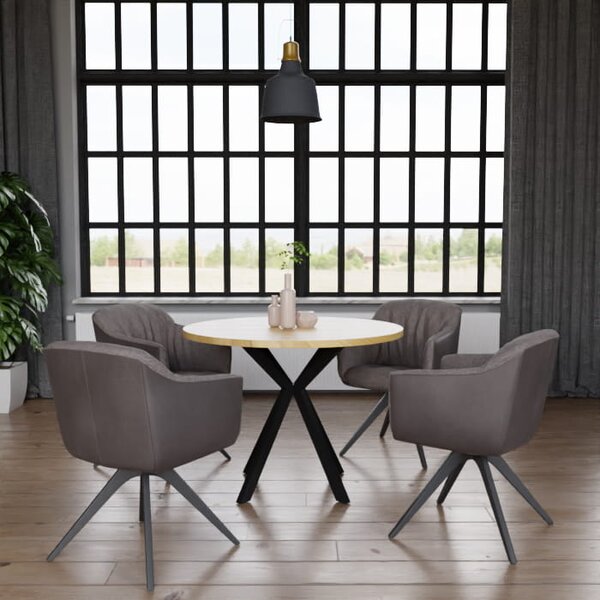 Stół okrągły loft Mol – stylowa forma do stylowego wnętrza