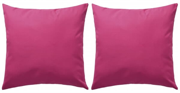 Poduszki na zewnątrz, 2 sztuki, 45x45 cm, różowe