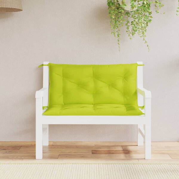 Poduszki na ławkę ogrodową, 2szt., jasnozielona, tkanina Oxford