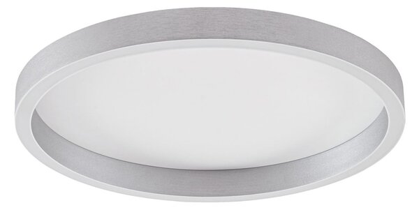 Lampa Sufitowa Lucande, Rotundo, ściemnialny, metaliczny, salon, tworzywo sztuczne, nowoczesny
