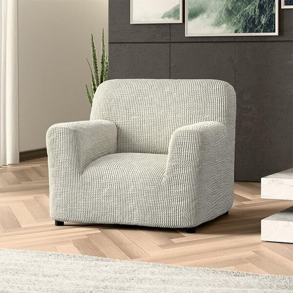 Bi-elastyczne pokrowce COSTINA śmietankowe fotel (sz. 60 - 110 cm)