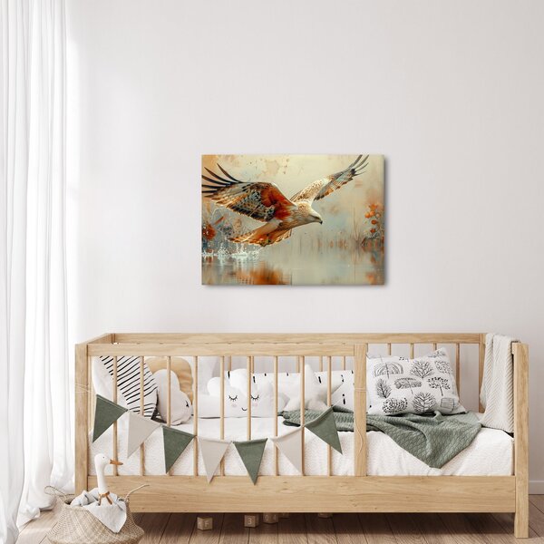 Obraz - Ptak drapieżny (70x50 cm)