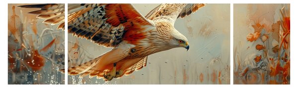 Obraz - Ptak drapieżny (170x50 cm)