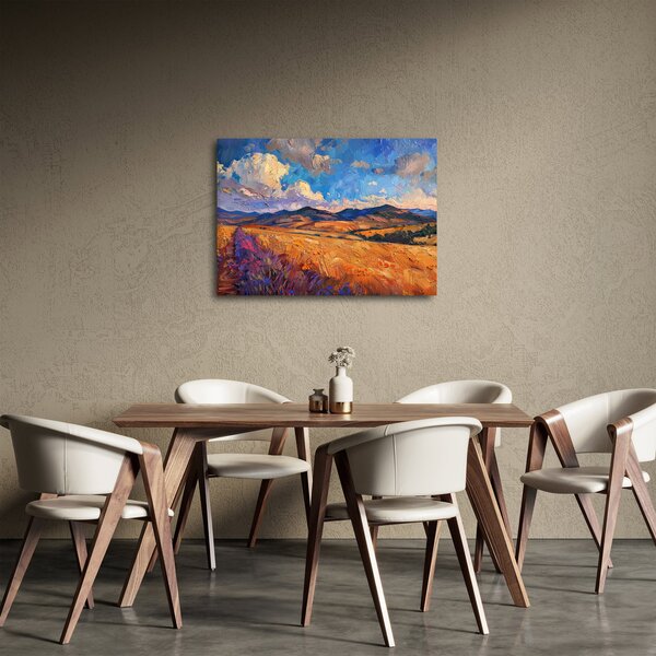 Obraz - Obraz olejny przedstawiający krajobraz (70x50 cm)