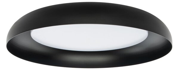 Lampa Sufitowa Lindby, Florie, czarny, salon, tworzywo sztuczne, nowoczesny