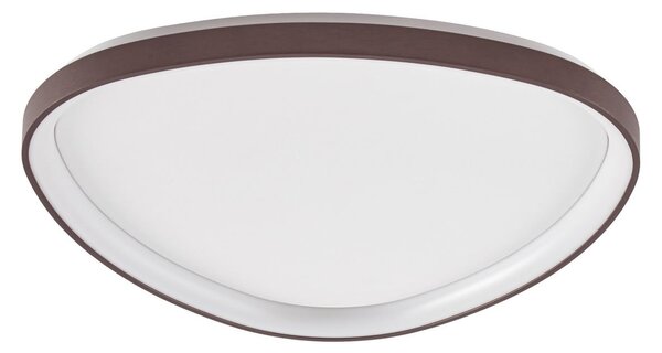 Lampa Sufitowa Lucande, Asken, ściemnialny, brąz rdzawy, salon, aluminium, nowoczesny