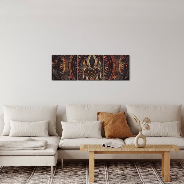 Obraz - Zen (z zegarem) (90x30 cm)