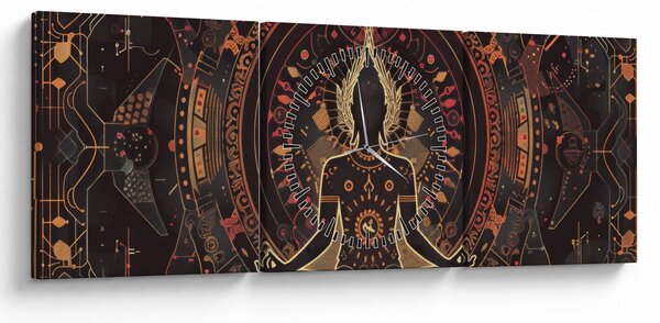 Obraz - Zen (z zegarem) (90x30 cm)