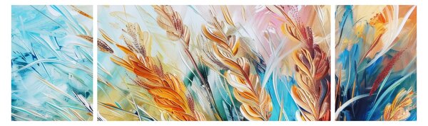 Obraz - Pszenica, abstrakcja (170x50 cm)