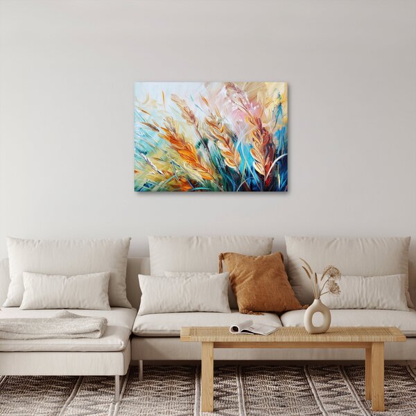 Obraz - Pszenica, abstrakcja (70x50 cm)