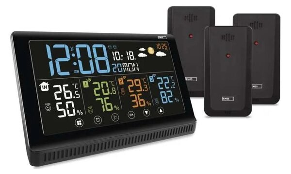 EMOS Bezprzewodowa stacja pogodowa 5V/3xAAA + 2xAAA EMS1306
