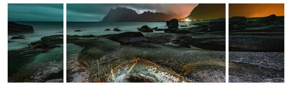 Obraz - Scena nocna (170x50 cm)