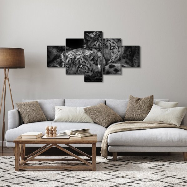 Obraz - Odpoczywające gepardy (125x70 cm)
