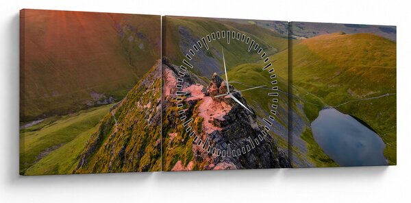 Obraz - Blencathra (z zegarem) (90x30 cm)
