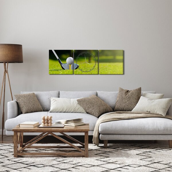 Obraz - Golf (z zegarem) (90x30 cm)