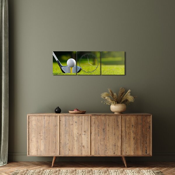 Obraz - Golf (z zegarem) (90x30 cm)