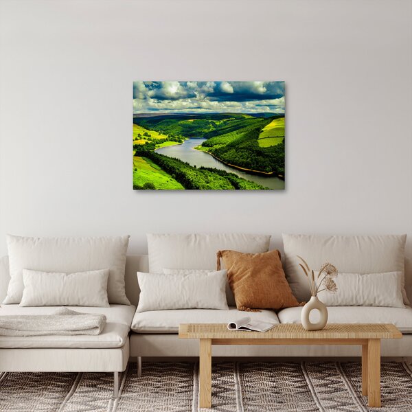Obraz - Zielony krajobraz (70x50 cm)