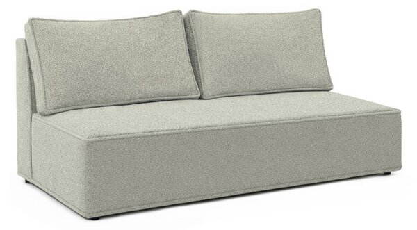 Sofa z Funkcją Spania MAVIA Szara Boucle Nowoczesna