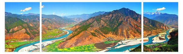 Obraz - Rzeka Jangcy (170x50 cm)