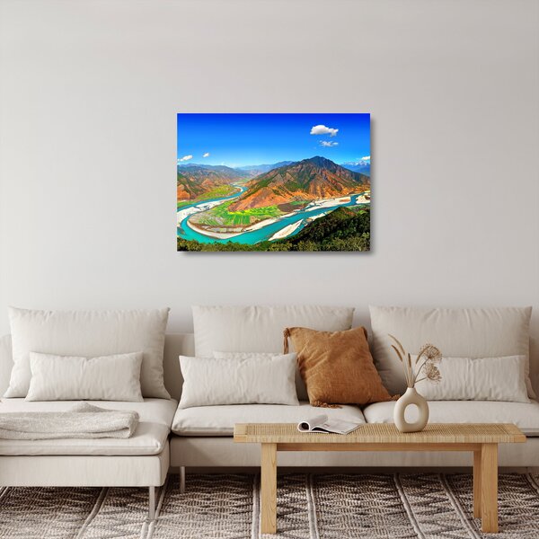 Obraz na szkle - Rzeka Jangcy (70x50 cm)