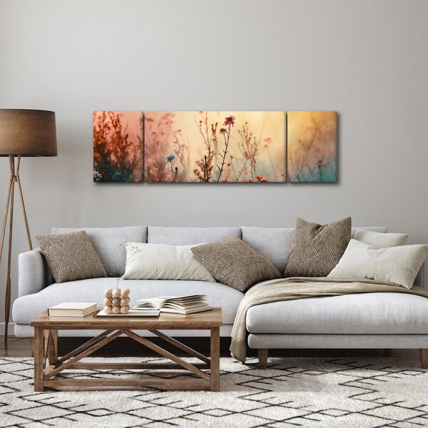 Obraz - Dzikie kwiaty (170x50 cm)