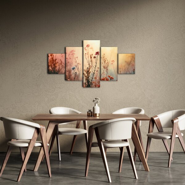 Obraz - Dzikie kwiaty (125x70 cm)
