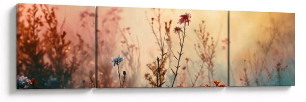 Obraz - Dzikie kwiaty (170x50 cm)