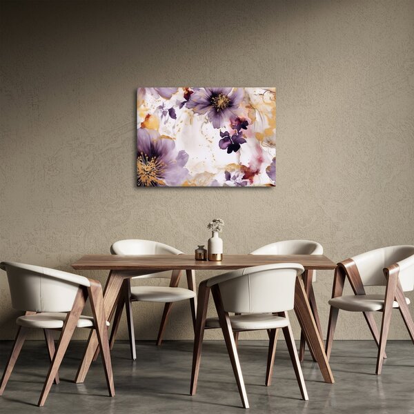 Obraz - Kwiaty akwarelowe (70x50 cm)