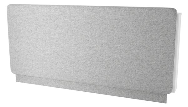 MebleMWM CONCEPT PRO CP-12 - zagłówek tapicerowany 140 do CP-01 - szary ART 82626 / biały