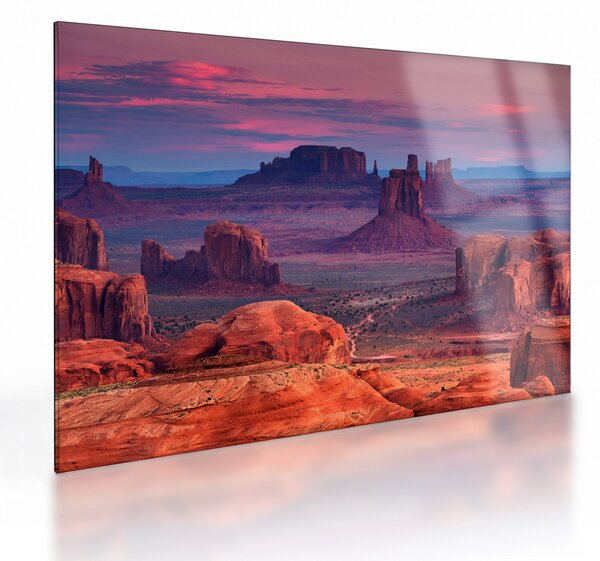 Obraz na szkle - Hunts Mesa (70x50 cm)