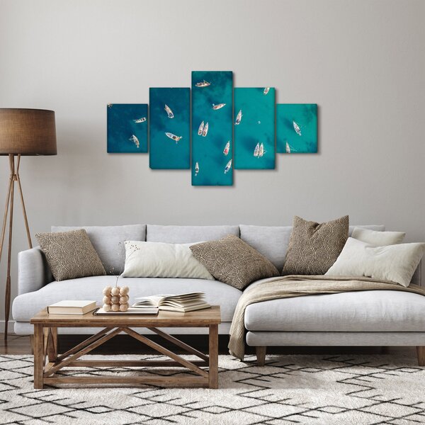 Obraz - Żaglówki (125x70 cm)