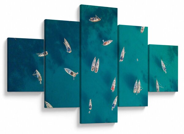 Obraz - Żaglówki (125x70 cm)