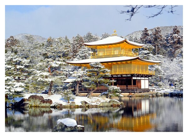 Obraz - Kinkakuji, Japonia (70x50 cm)