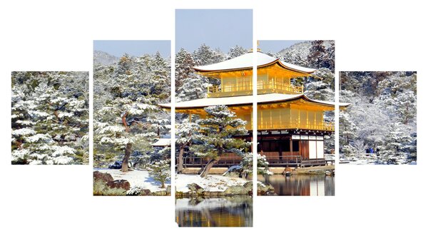 Obraz - Kinkakuji, Japonia (125x70 cm)