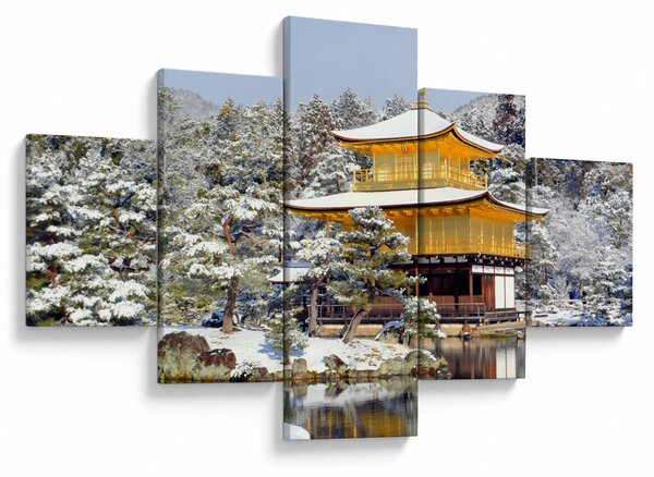 Obraz - Kinkakuji, Japonia (125x70 cm)