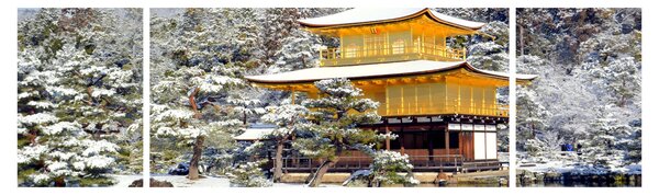 Obraz - Kinkakuji, Japonia (170x50 cm)