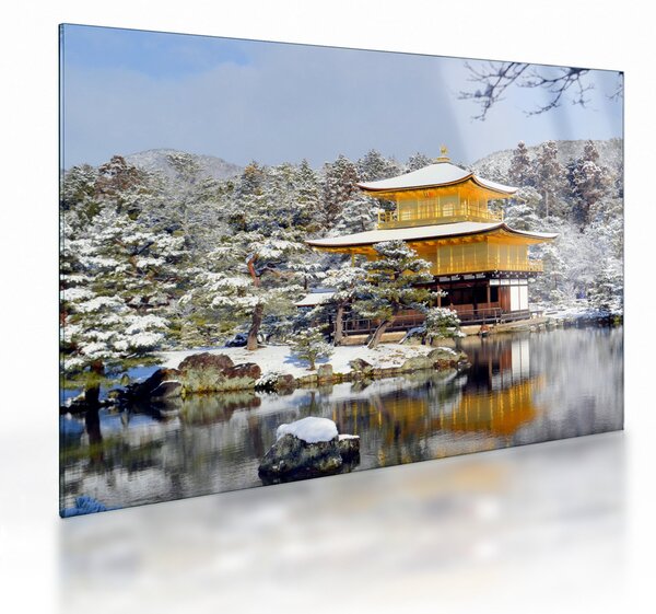 Obraz na szkle - Kinkakuji, Japonia (70x50 cm)