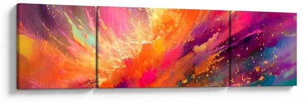 Obraz - Dynamiczna abstrakcja (170x50 cm)