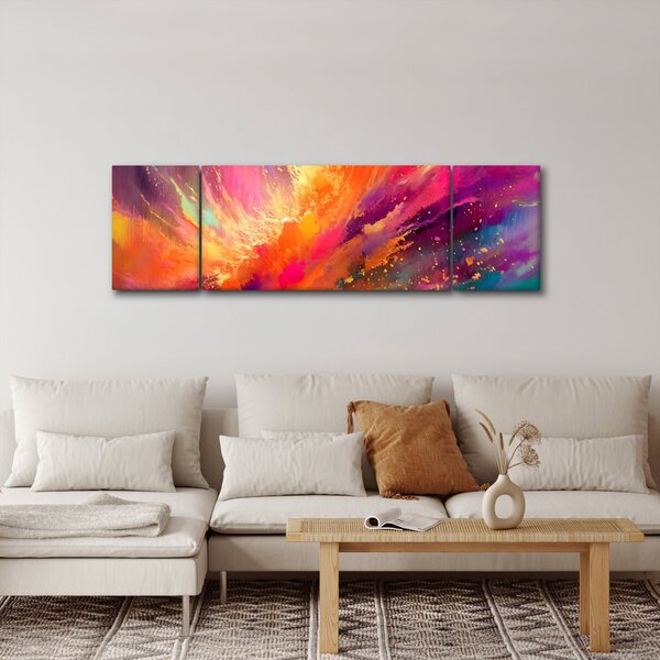 Obraz - Dynamiczna abstrakcja (170x50 cm)